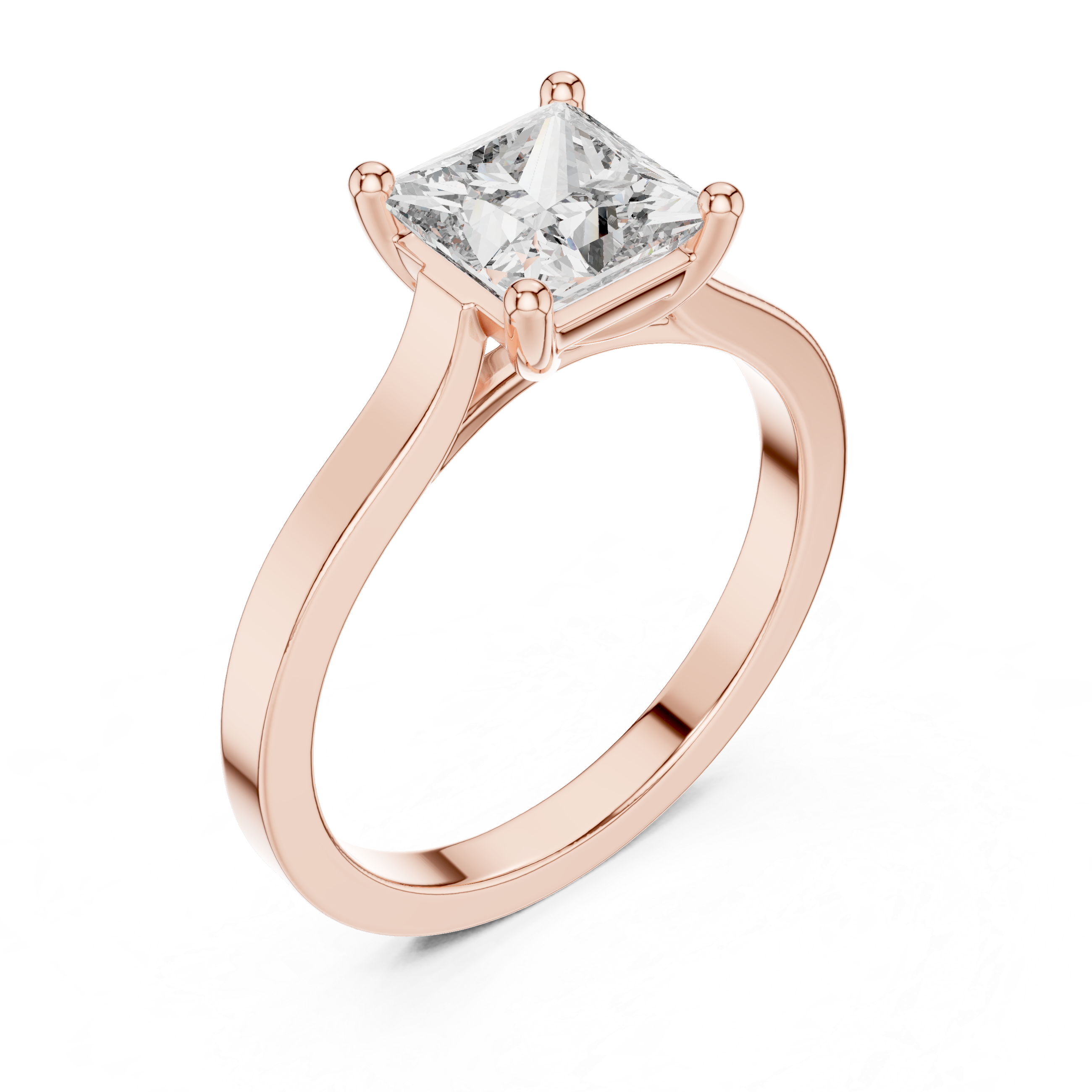 Daily Ware Solitaire 1 Ct Princess Cut Wedding Ring