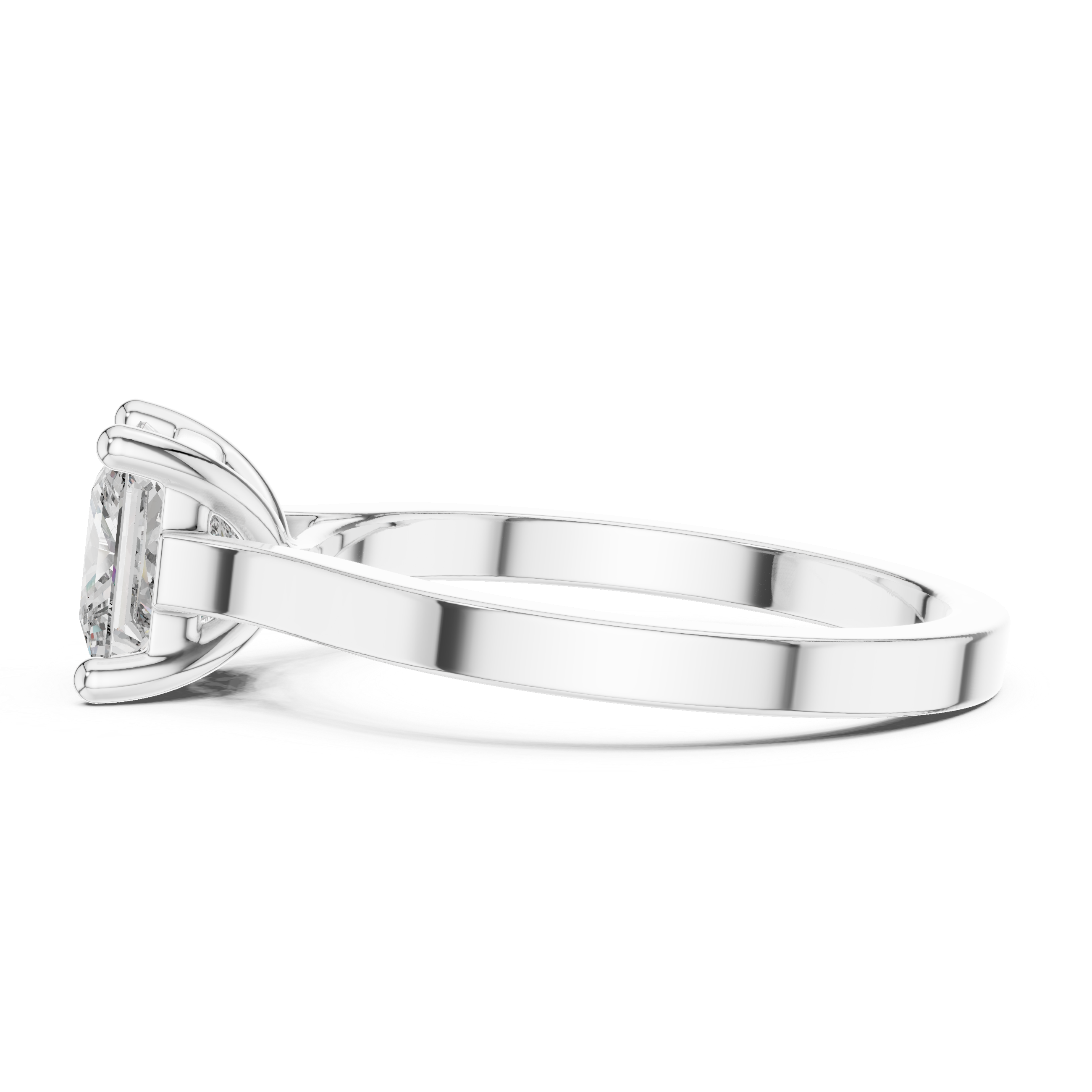 Daily Ware Solitaire 1 Ct Princess Cut Wedding Ring