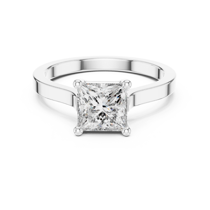 Daily Ware Solitaire 1 Ct Princess Cut Wedding Ring