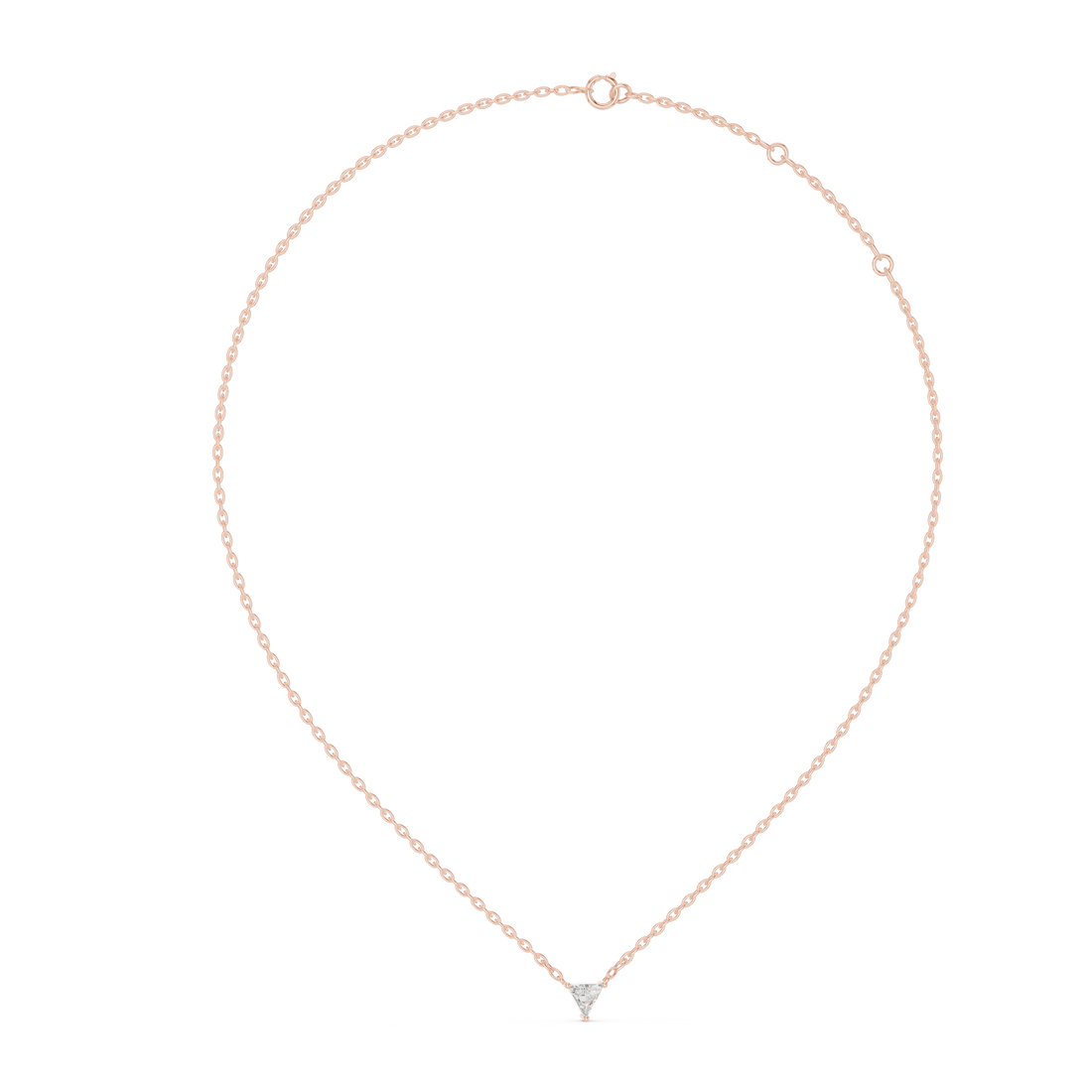 Fine Jewelry Trilliant Cut Pendant For Engagement