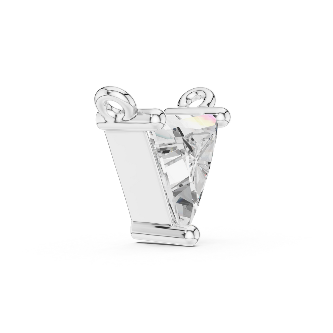 Fine Jewelry Trilliant Cut Pendant For Engagement