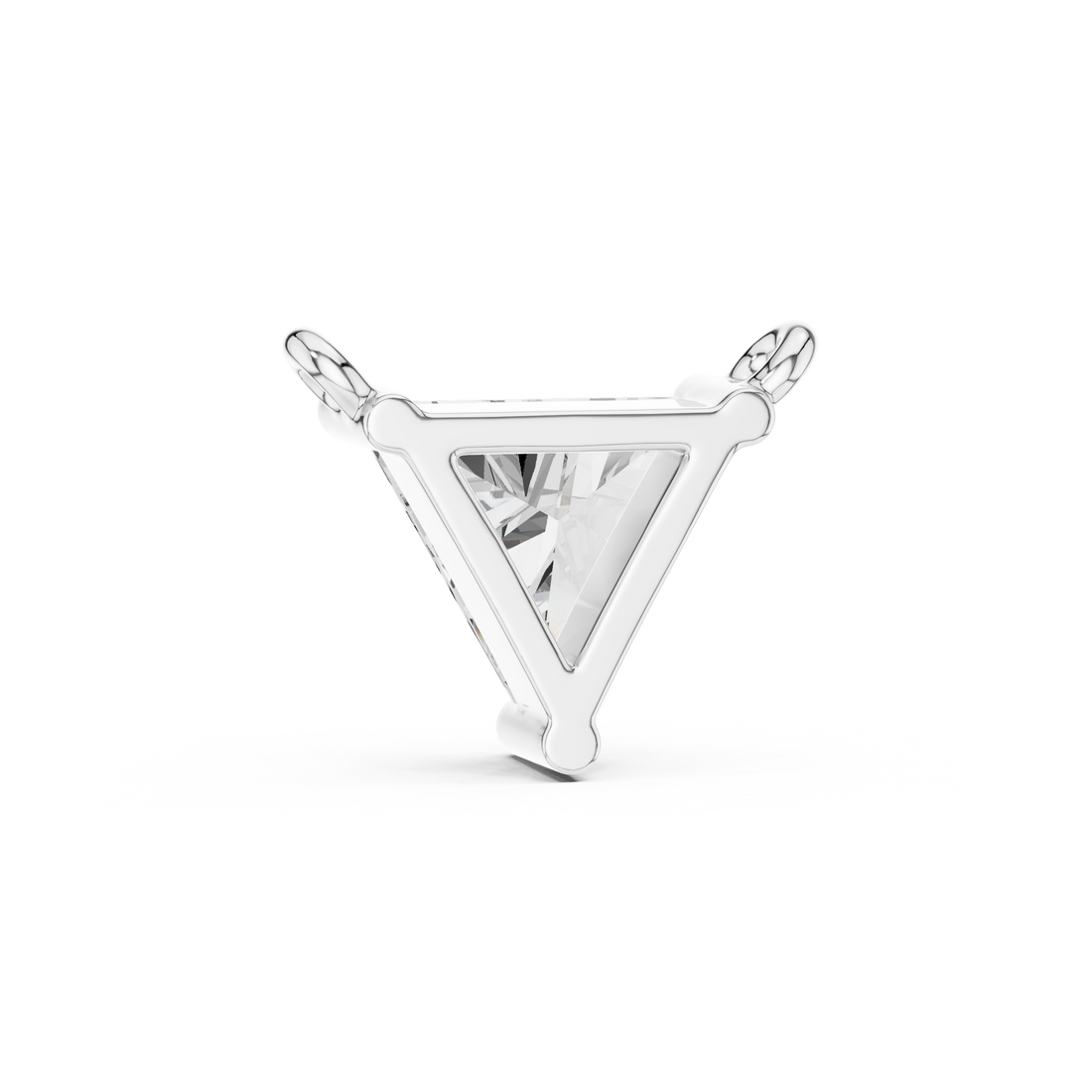 Fine Jewelry Trilliant Cut Pendant For Engagement