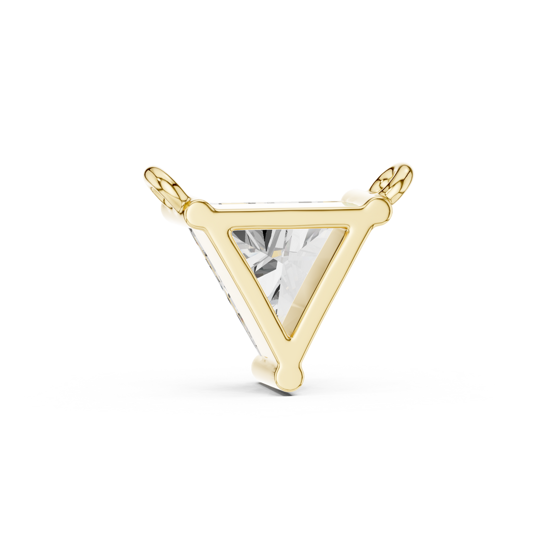 Fine Jewelry Trilliant Cut Pendant For Engagement