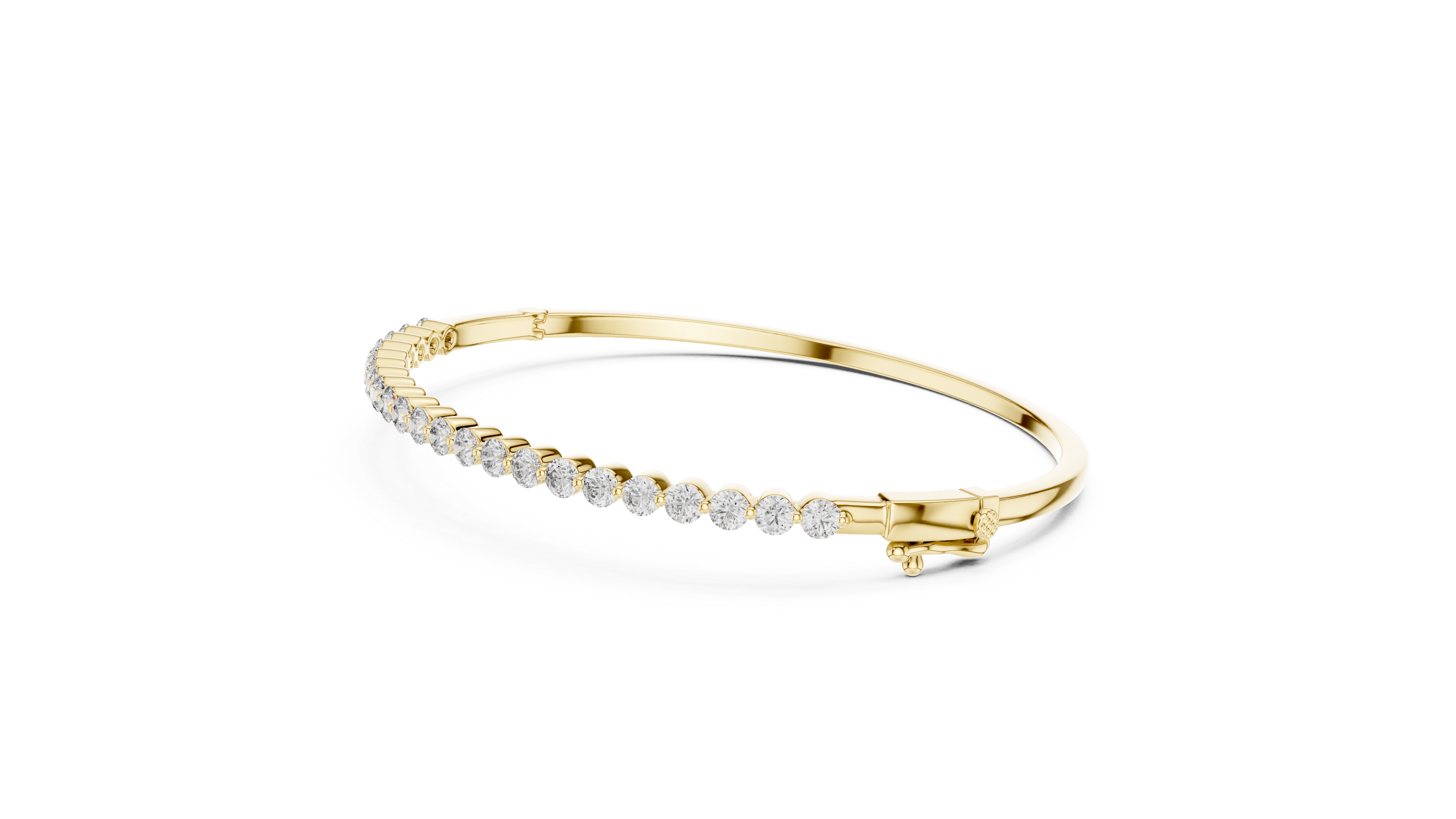 Luxury Rose Gold Diamond Bracelet | Round Cut Tennis Bracelet | Elegant Women Jewelry
