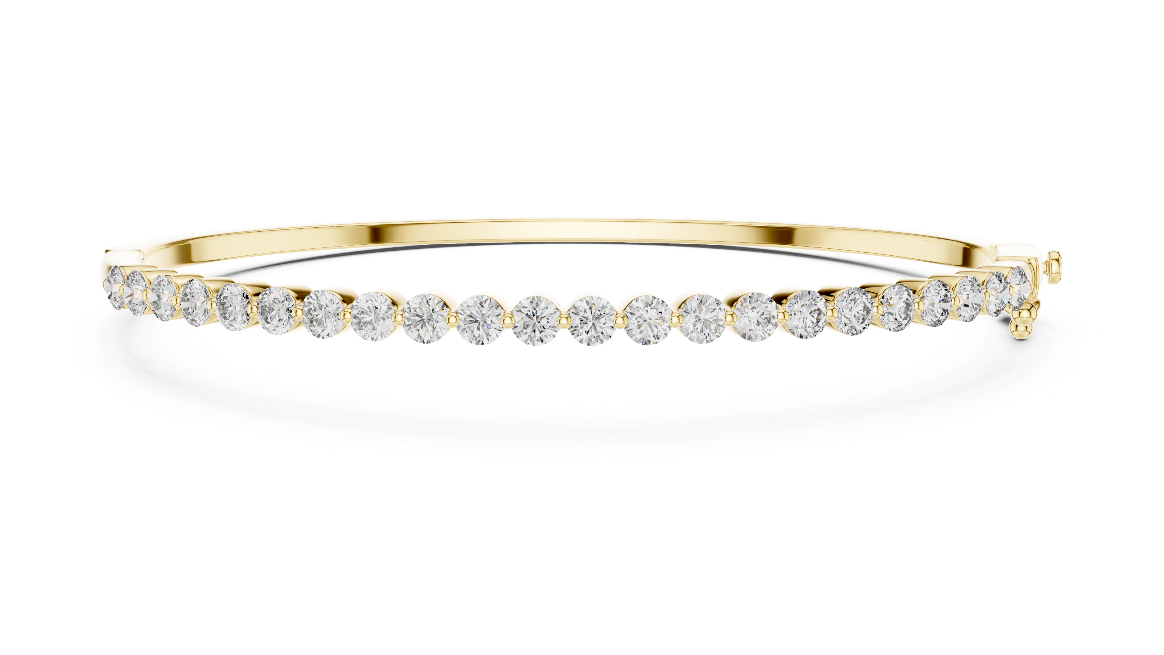 Luxury Rose Gold Diamond Bracelet | Round Cut Tennis Bracelet | Elegant Women Jewelry