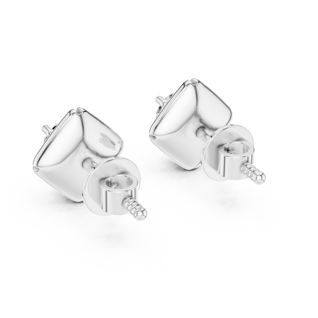 Stylish Spiral Round Diamond Earrings – Everyday Luxury Look