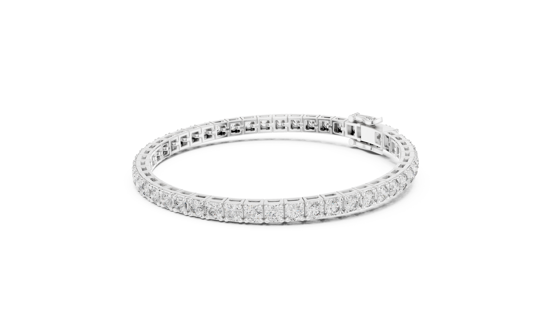 Timeless Round Diamond Tennis Bracelet in Rose Gold | Classic Women’s Fine Jewelry Bracelet