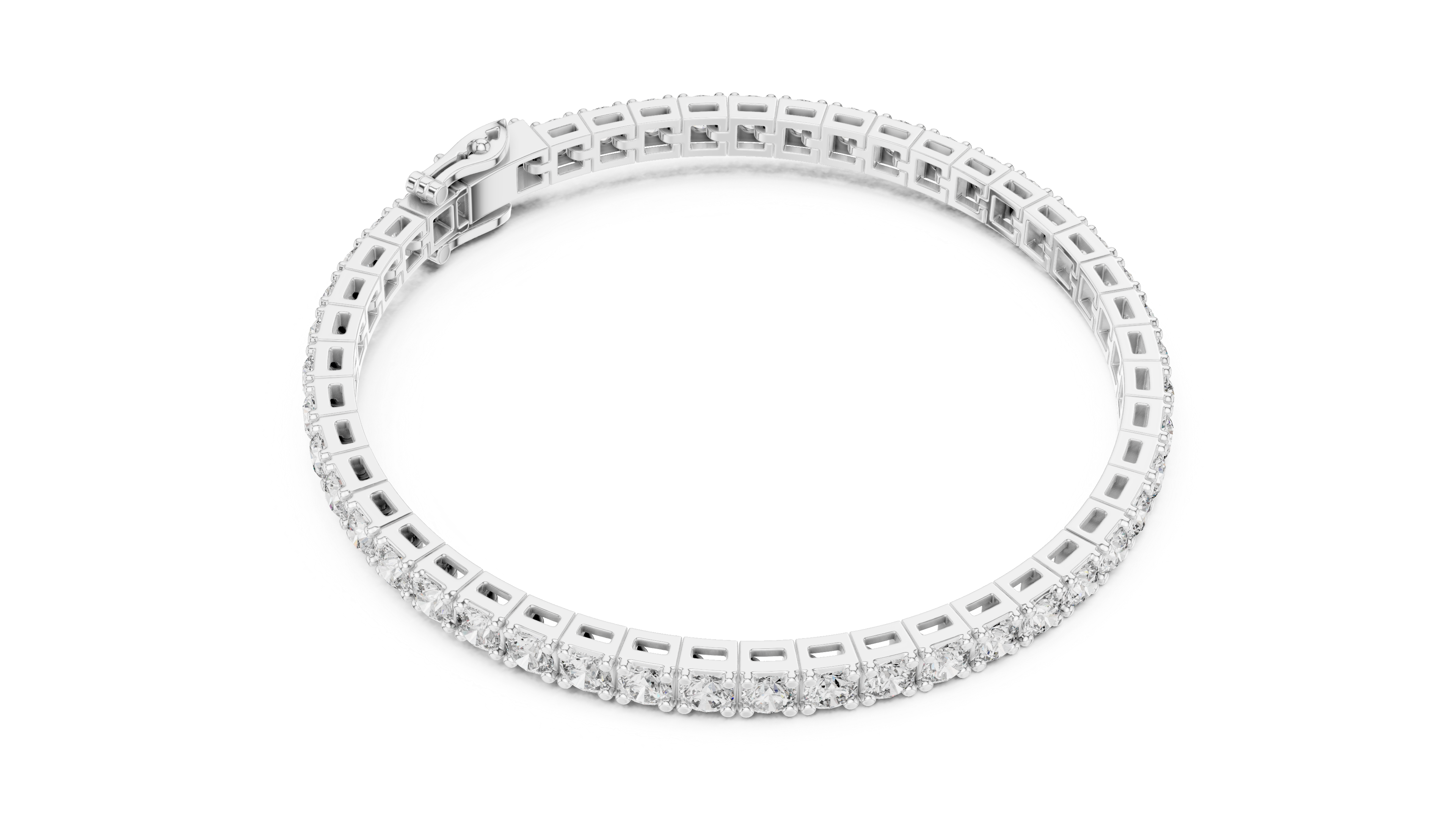 Timeless Round Diamond Tennis Bracelet in Rose Gold | Classic Women’s Fine Jewelry Bracelet