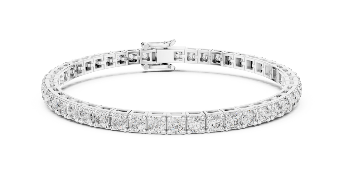 Timeless Round Diamond Tennis Bracelet in Rose Gold | Classic Women’s Fine Jewelry Bracelet