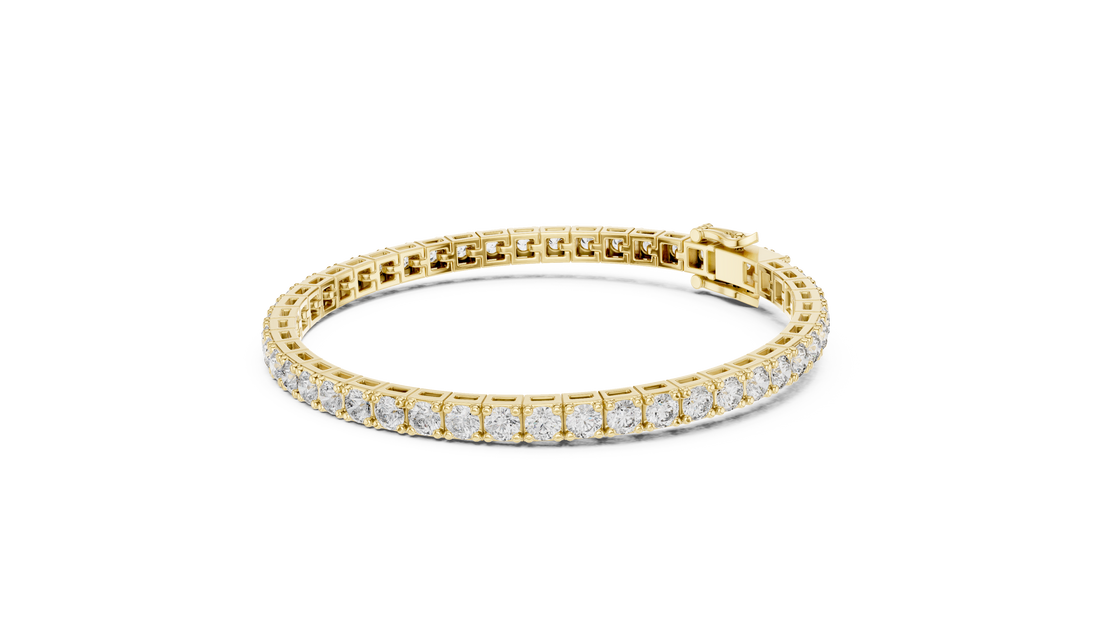 Timeless Round Diamond Tennis Bracelet in Rose Gold | Classic Women’s Fine Jewelry Bracelet