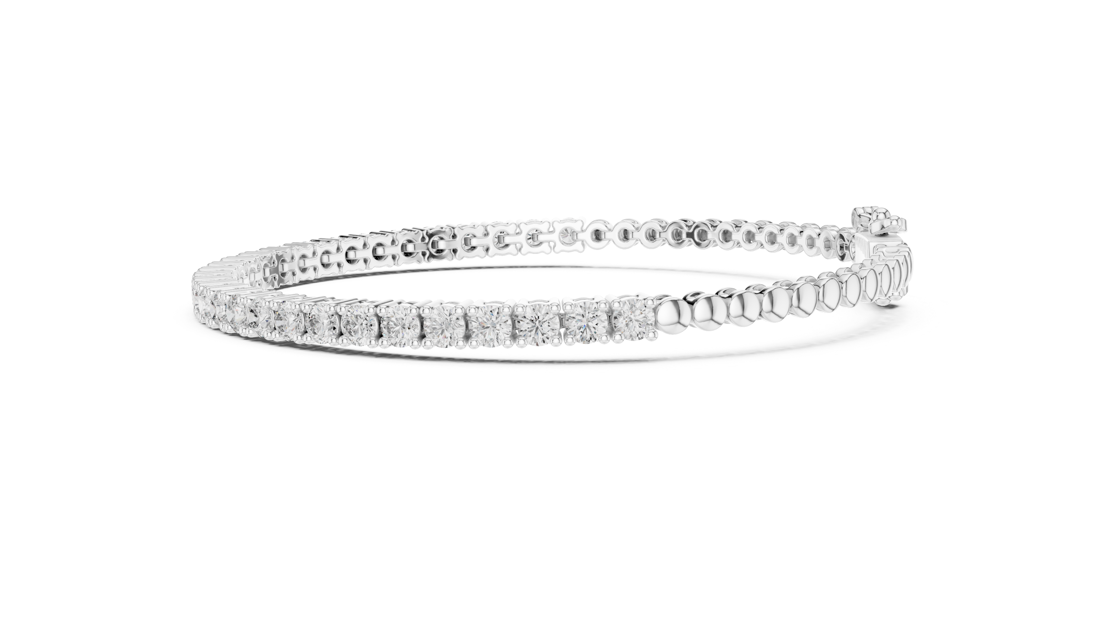 Premium Rose Gold Diamond Tennis Bracelet | Round Cut Full Eternity Bracelet | Luxury Jewelry