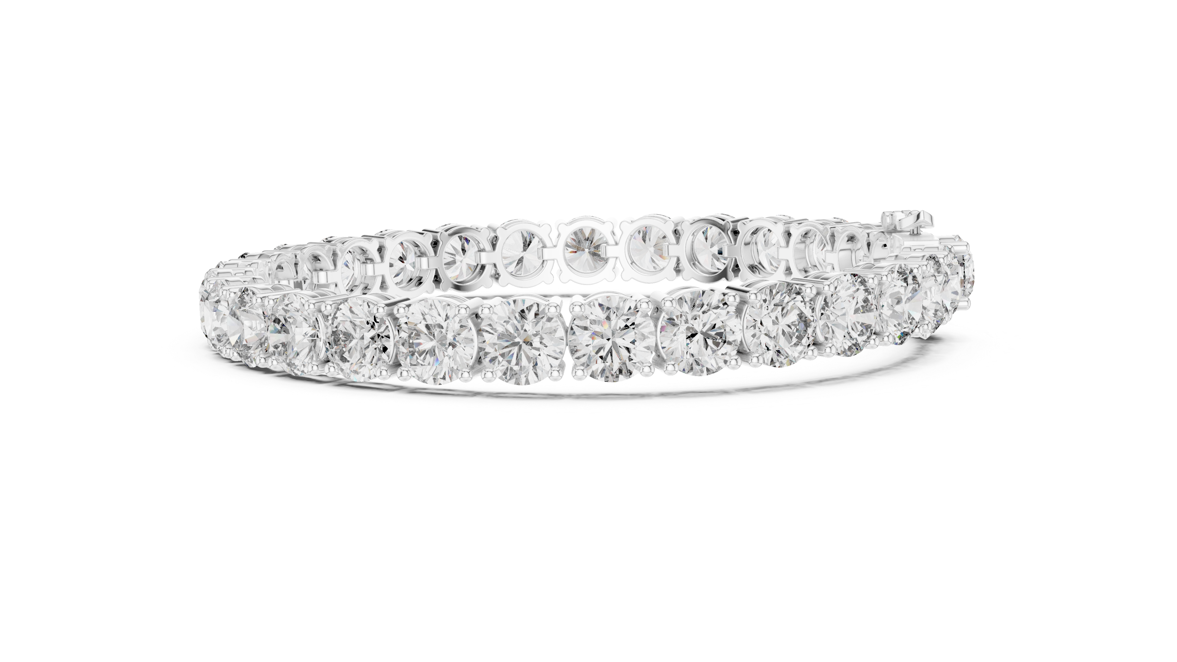 Classic Rose Gold Diamond Tennis Bracelet | Round Cut Full Eternity Design | Women’s Fine Jewelry