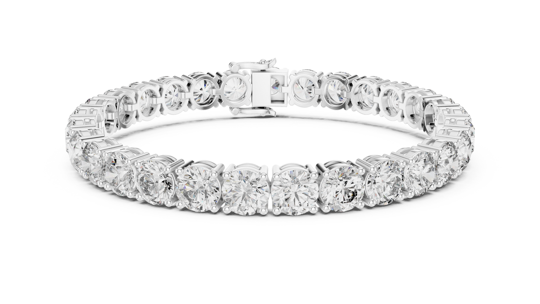 Classic Rose Gold Diamond Tennis Bracelet | Round Cut Full Eternity Design | Women’s Fine Jewelry