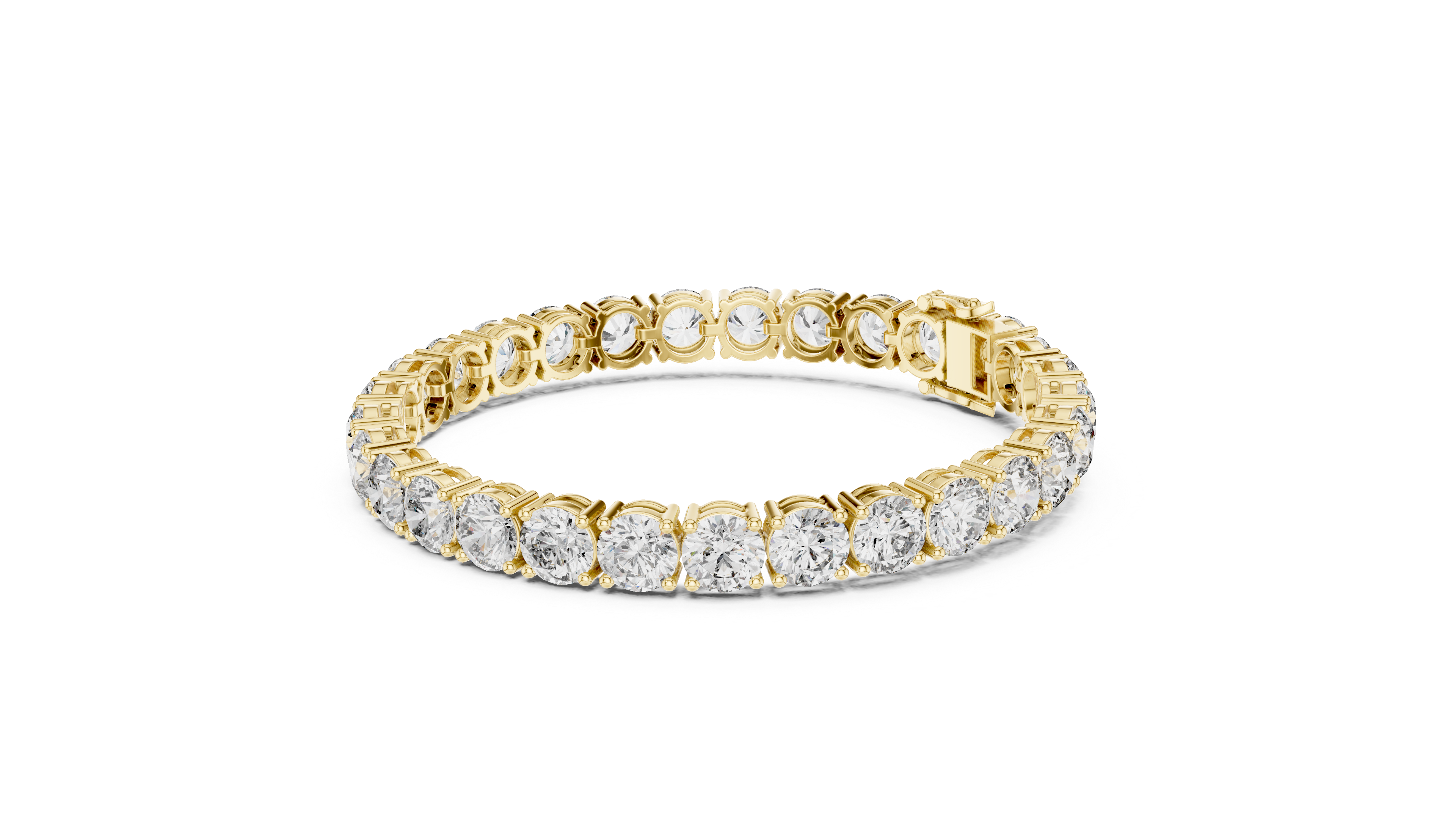 Classic Rose Gold Diamond Tennis Bracelet | Round Cut Full Eternity Design | Women’s Fine Jewelry