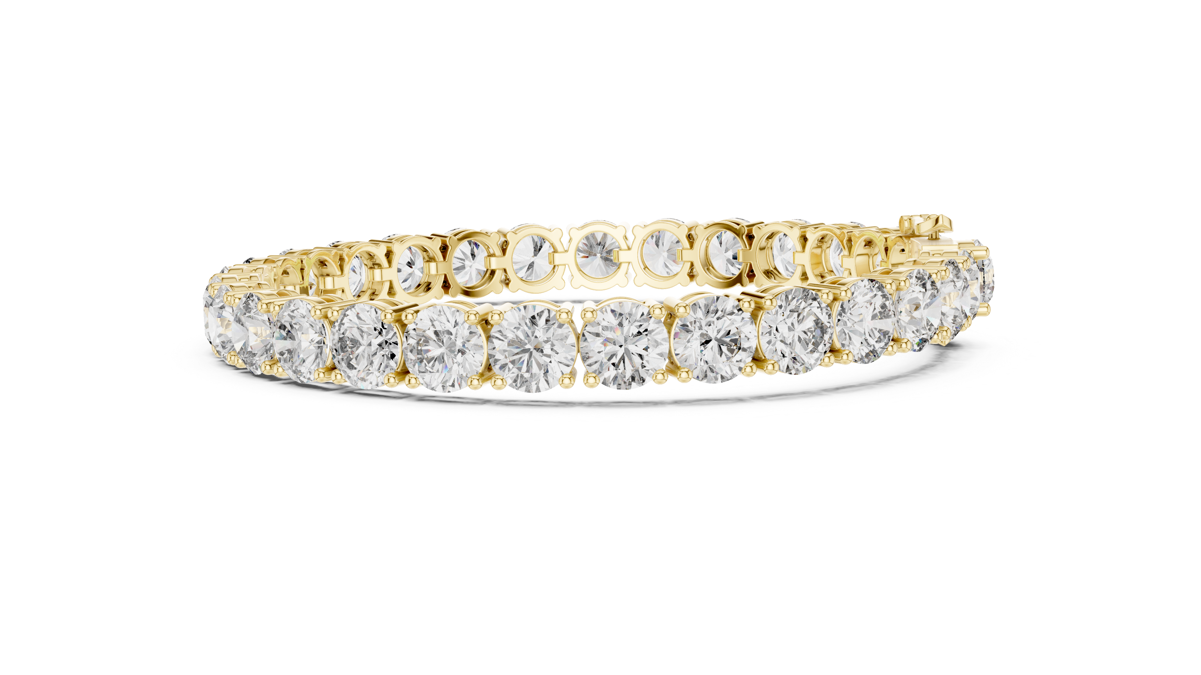 Classic Rose Gold Diamond Tennis Bracelet | Round Cut Full Eternity Design | Women’s Fine Jewelry