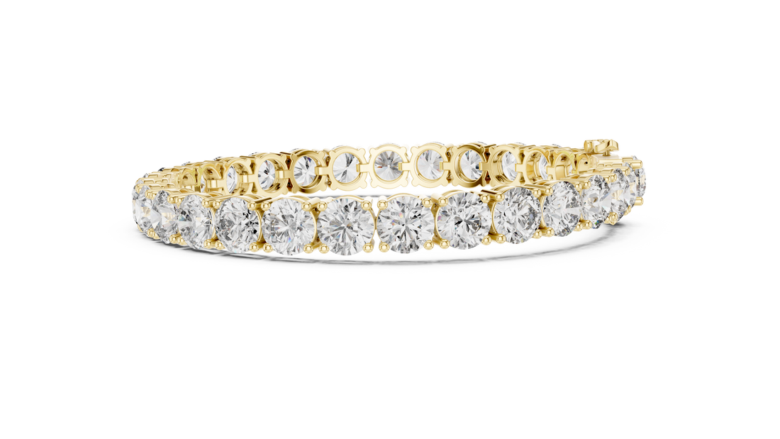 Classic Rose Gold Diamond Tennis Bracelet | Round Cut Full Eternity Design | Women’s Fine Jewelry