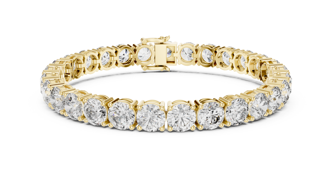 Classic Rose Gold Diamond Tennis Bracelet | Round Cut Full Eternity Design | Women’s Fine Jewelry