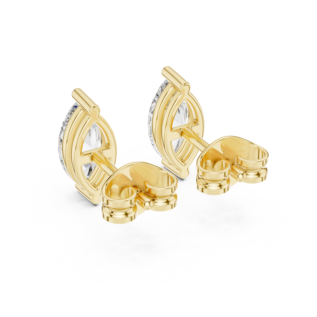 Marquise Diamond Daily Wear Stud Earrings For Women's