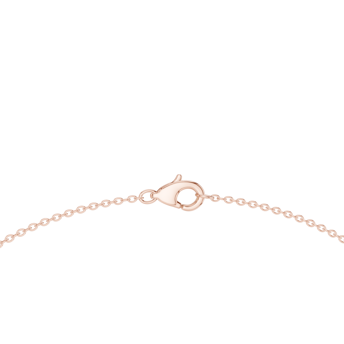Bridal Style Oval Diamond Necklace in Rose Gold Luxury Statement Jewelry for Wedding and Party Wear