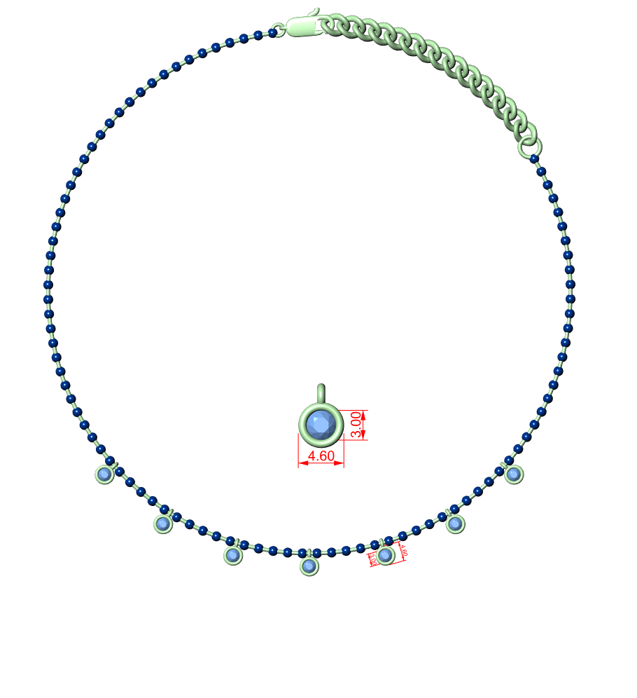 Traditional Black Bead Diamond Mangalsutra Necklace in White Gold Minimal Daily Wear Jewelry