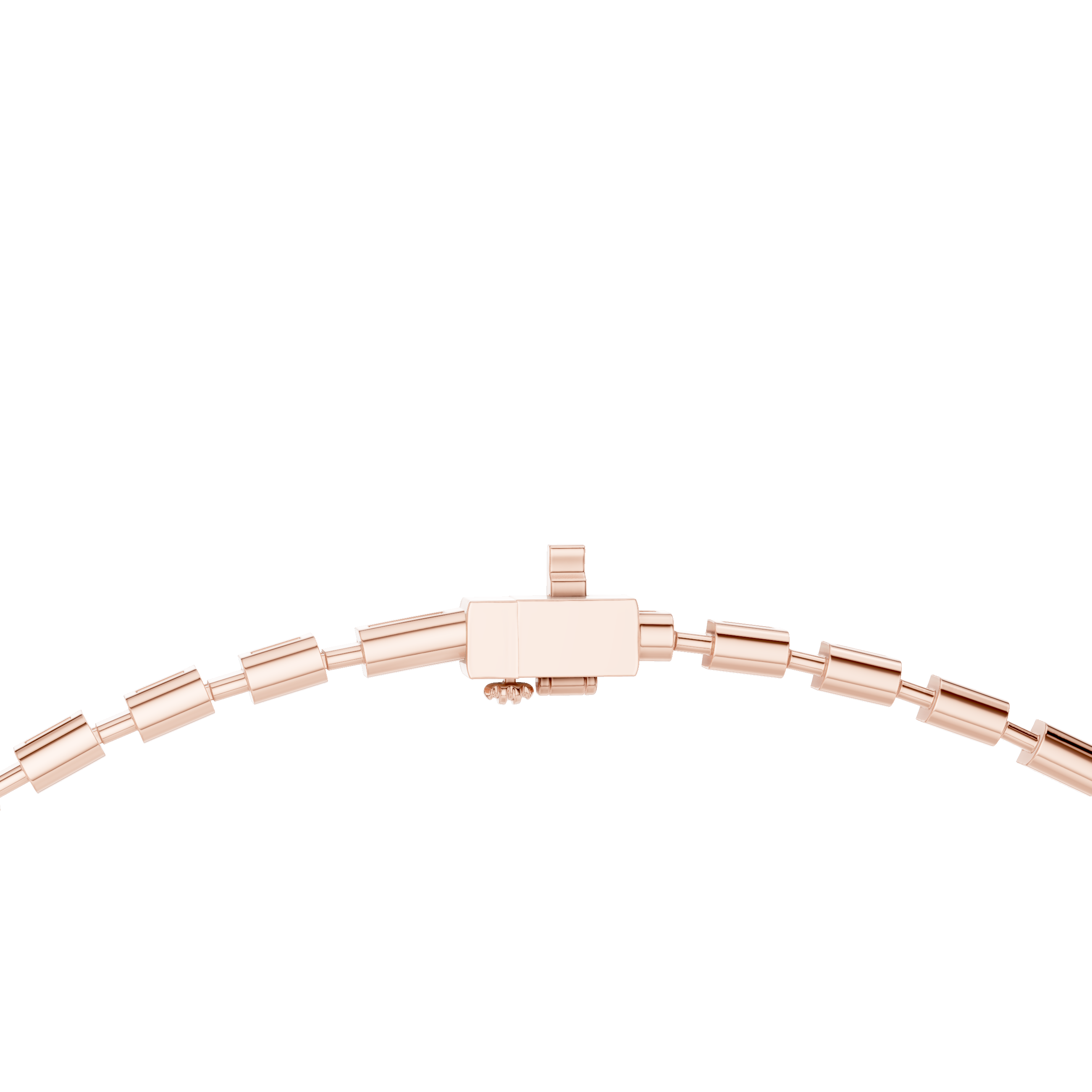 Women’s Luxury Emerald Diamond Necklace in Rose Gold with Cluster Details Wedding Jewelry