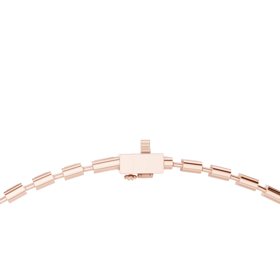 Women’s Luxury Emerald Diamond Necklace in Rose Gold with Cluster Details Wedding Jewelry