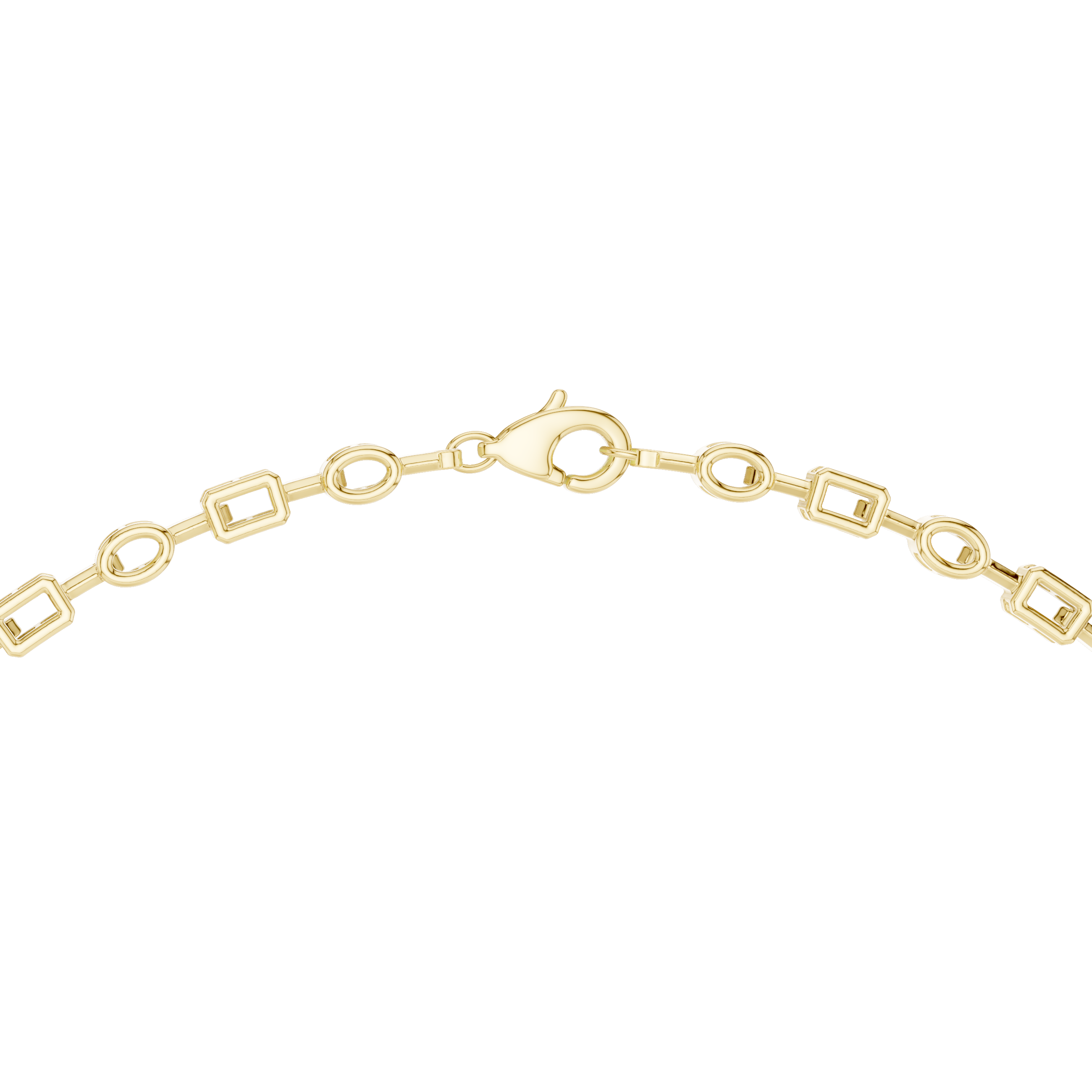 White Gold Diamond Statement Necklace with Emerald Cut Center and Pear Drop Pendant