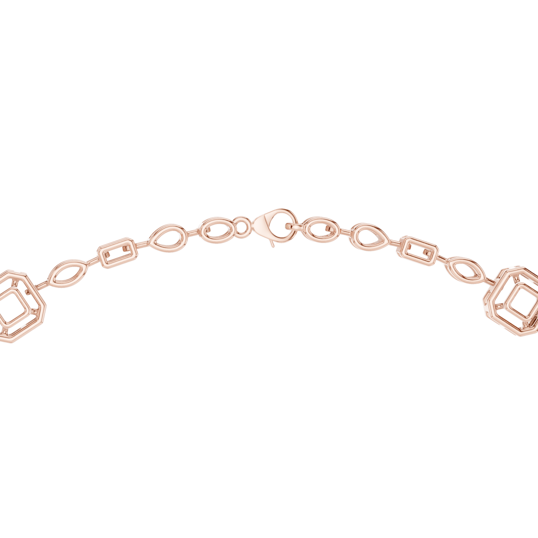 Women’s Luxury Vintage Diamond Necklace with Geometric Details and Elegant Drop Pendant