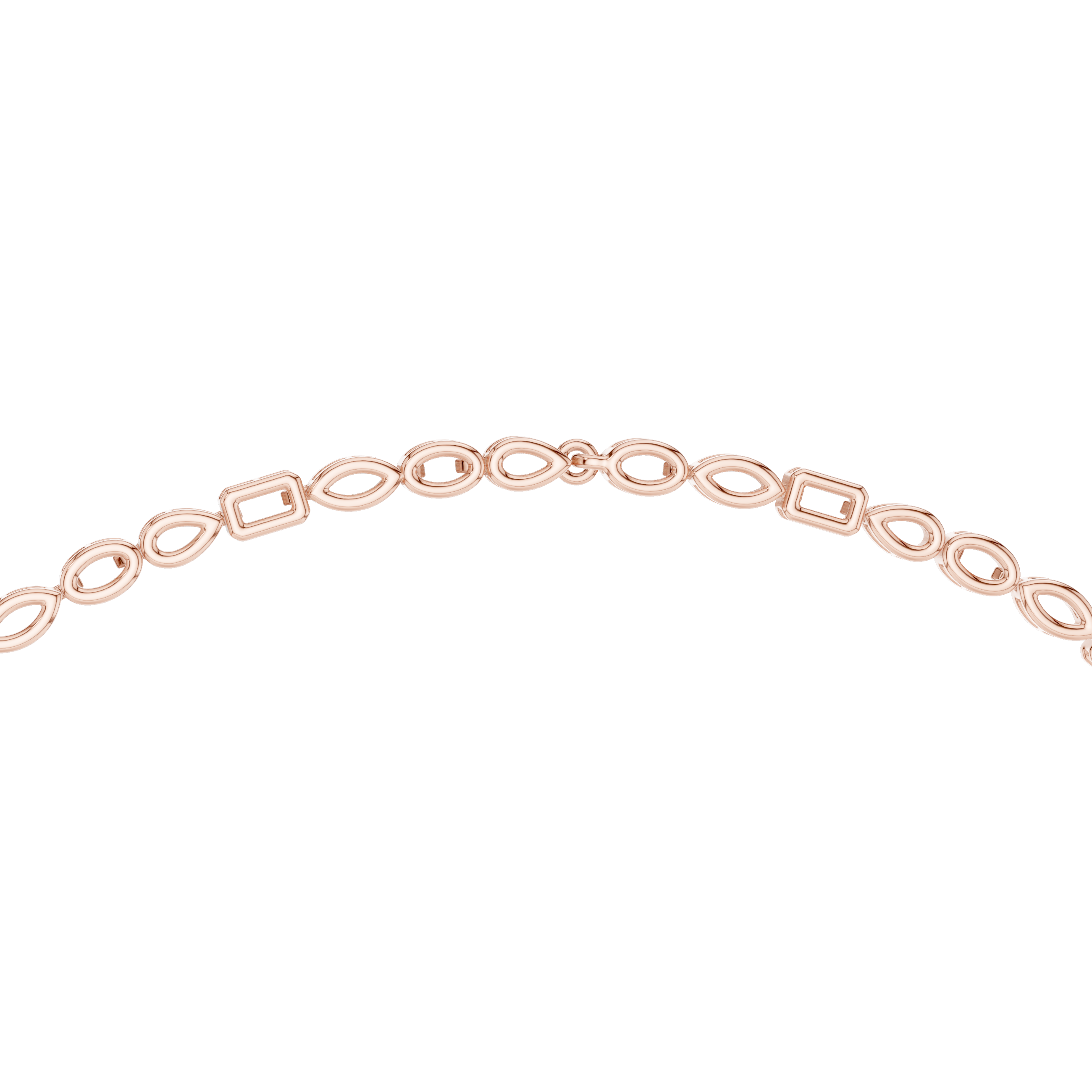 Elegant Geometric Diamond Necklace with Dangling Drop Pendant Fine Jewelry for Women
