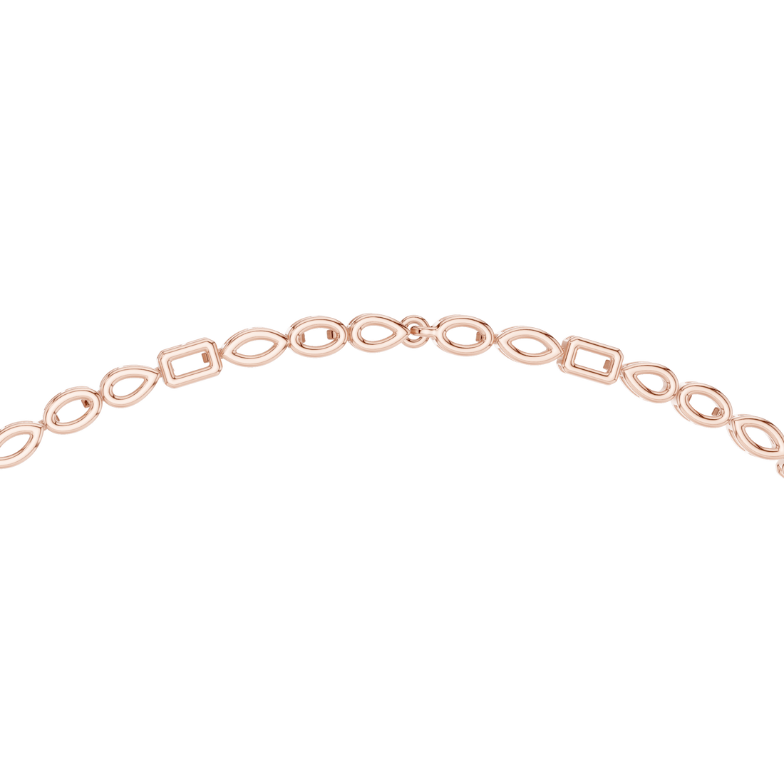 Elegant Geometric Diamond Necklace with Dangling Drop Pendant Fine Jewelry for Women