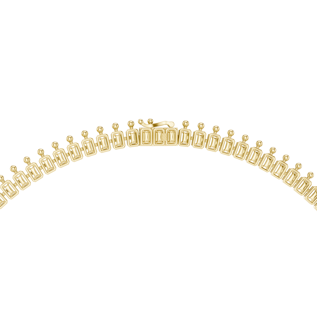 Women’s Sapphire Blue Statement Necklace with Diamond Tassel Detailing Fine Jewelry