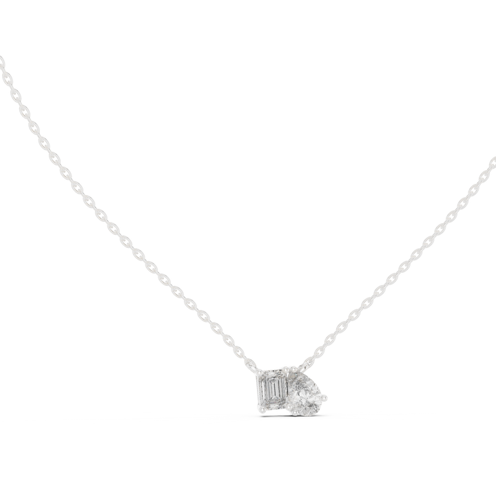 Toi Et Moi Wedding Dainty Pendant For Women's