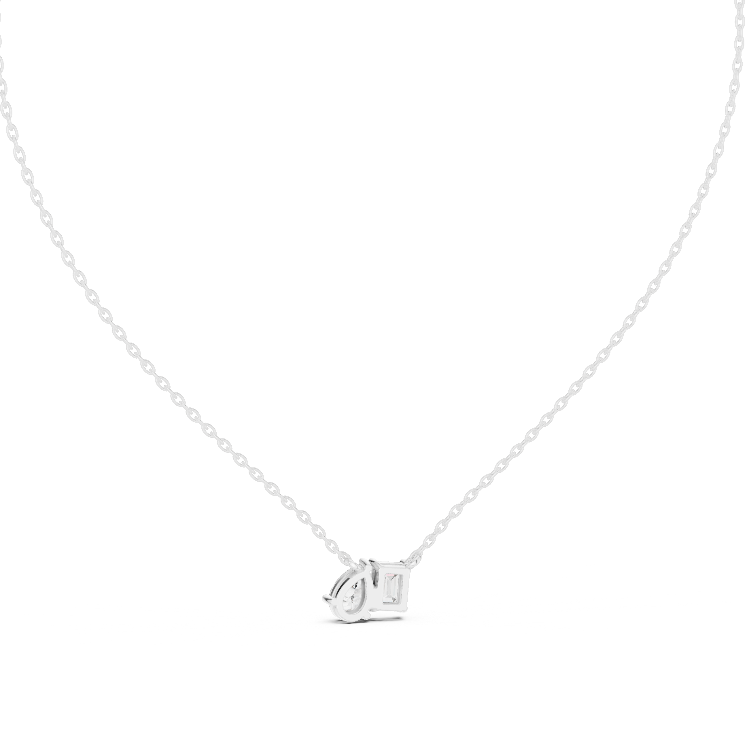 Toi Et Moi Wedding Dainty Pendant For Women's
