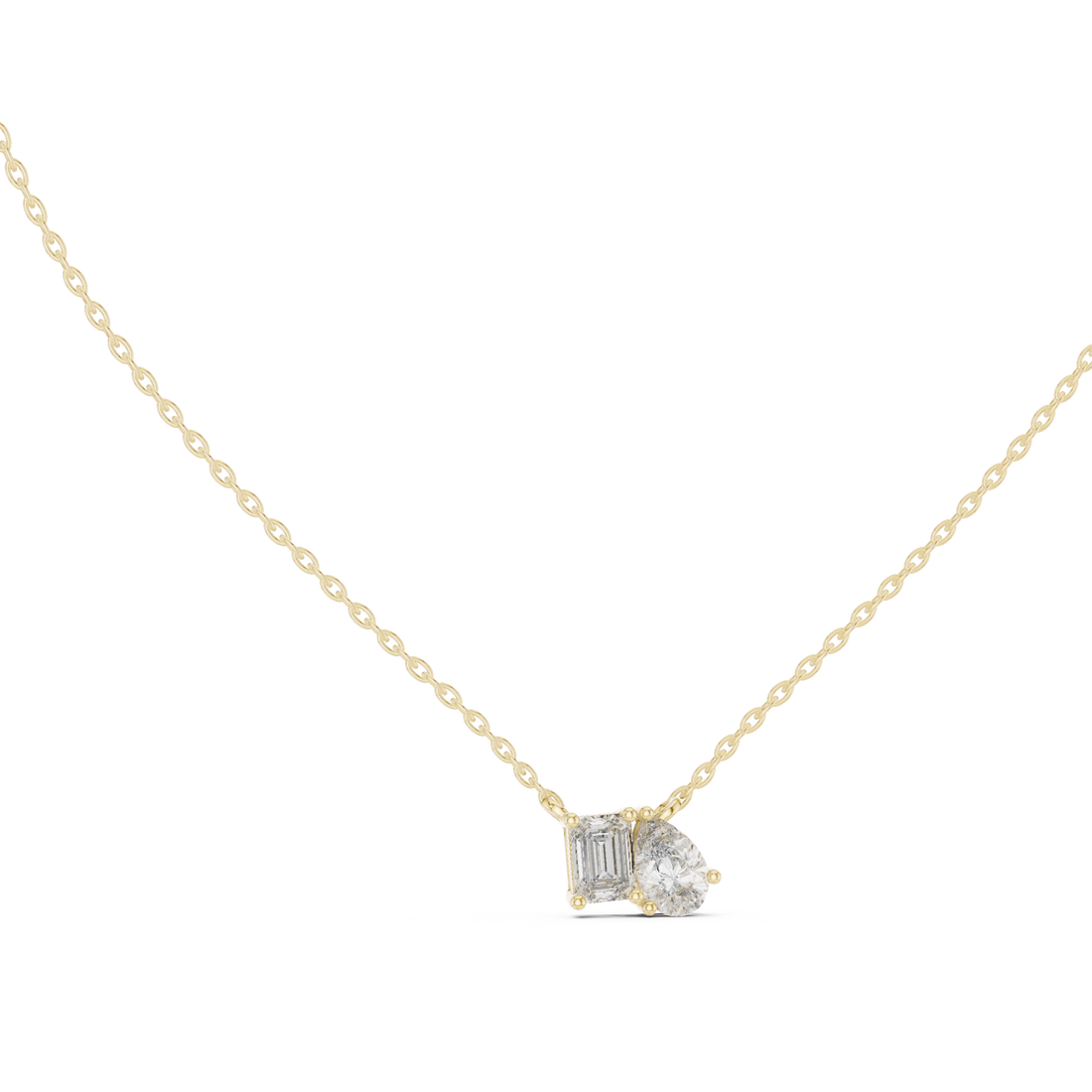 Toi Et Moi Wedding Dainty Pendant For Women's