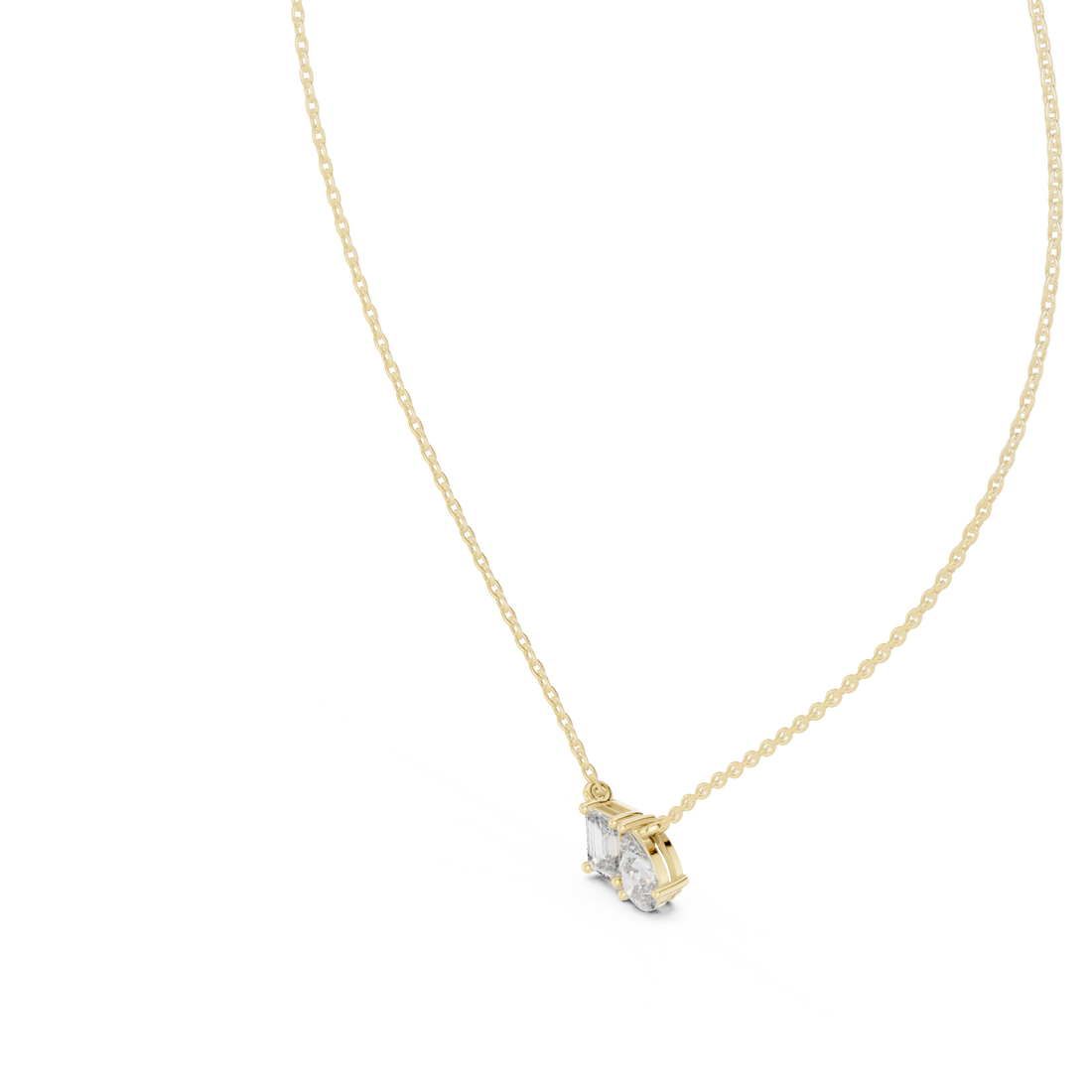 Toi Et Moi Wedding Dainty Pendant For Women's