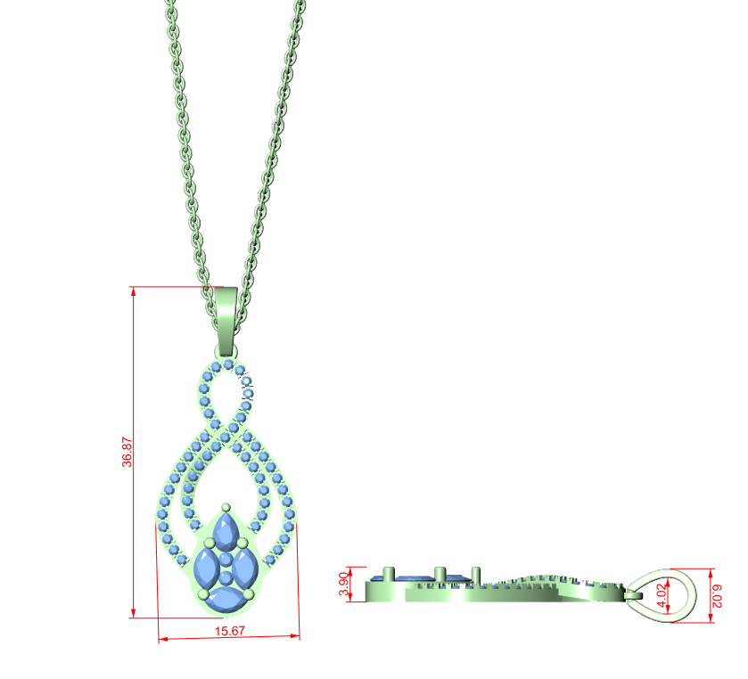 Oval Diamond Halo Pendant Necklace in Rose Gold, Elegant Minimal Necklace for Women Gift (Copy)