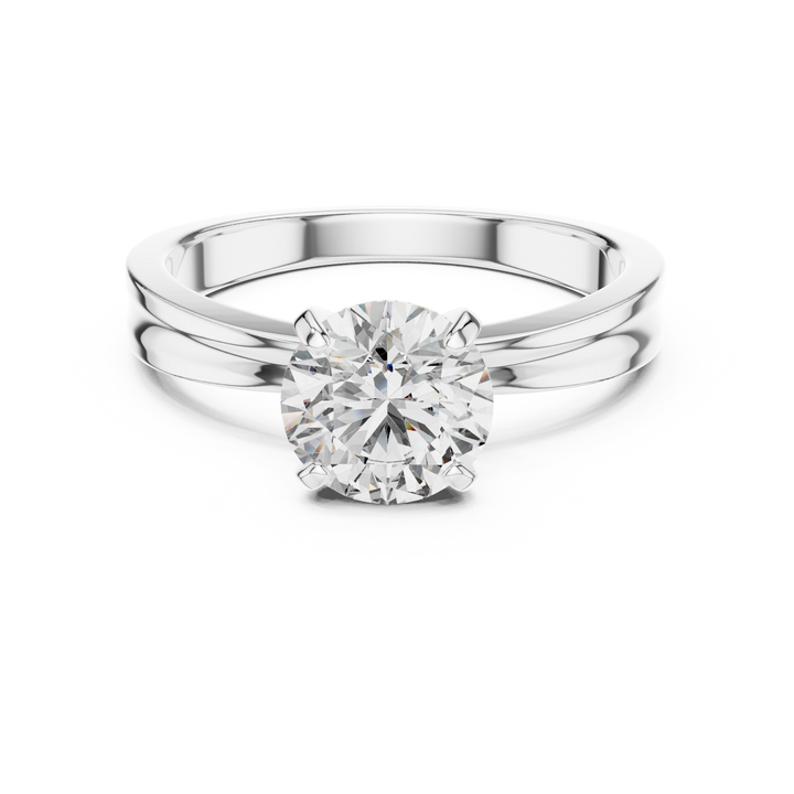 Stunning 1 Ct Round Diamond Spark Classic Solitaire Ring