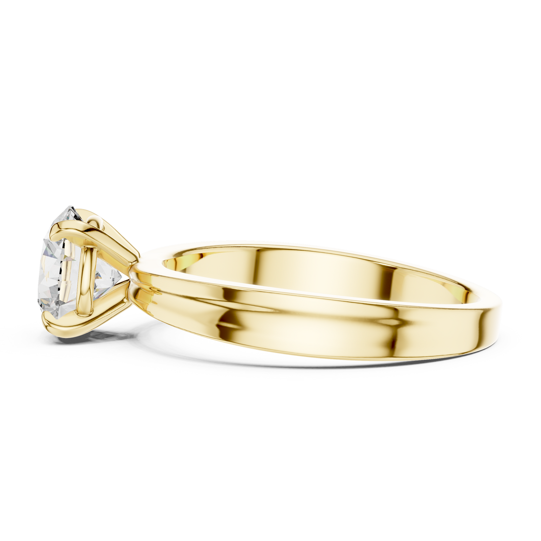 Stunning 1 Ct Round Diamond Spark Classic Solitaire Ring