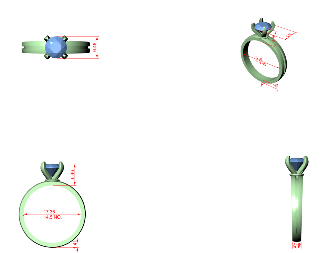 Elegant One Stone Beauty Ring