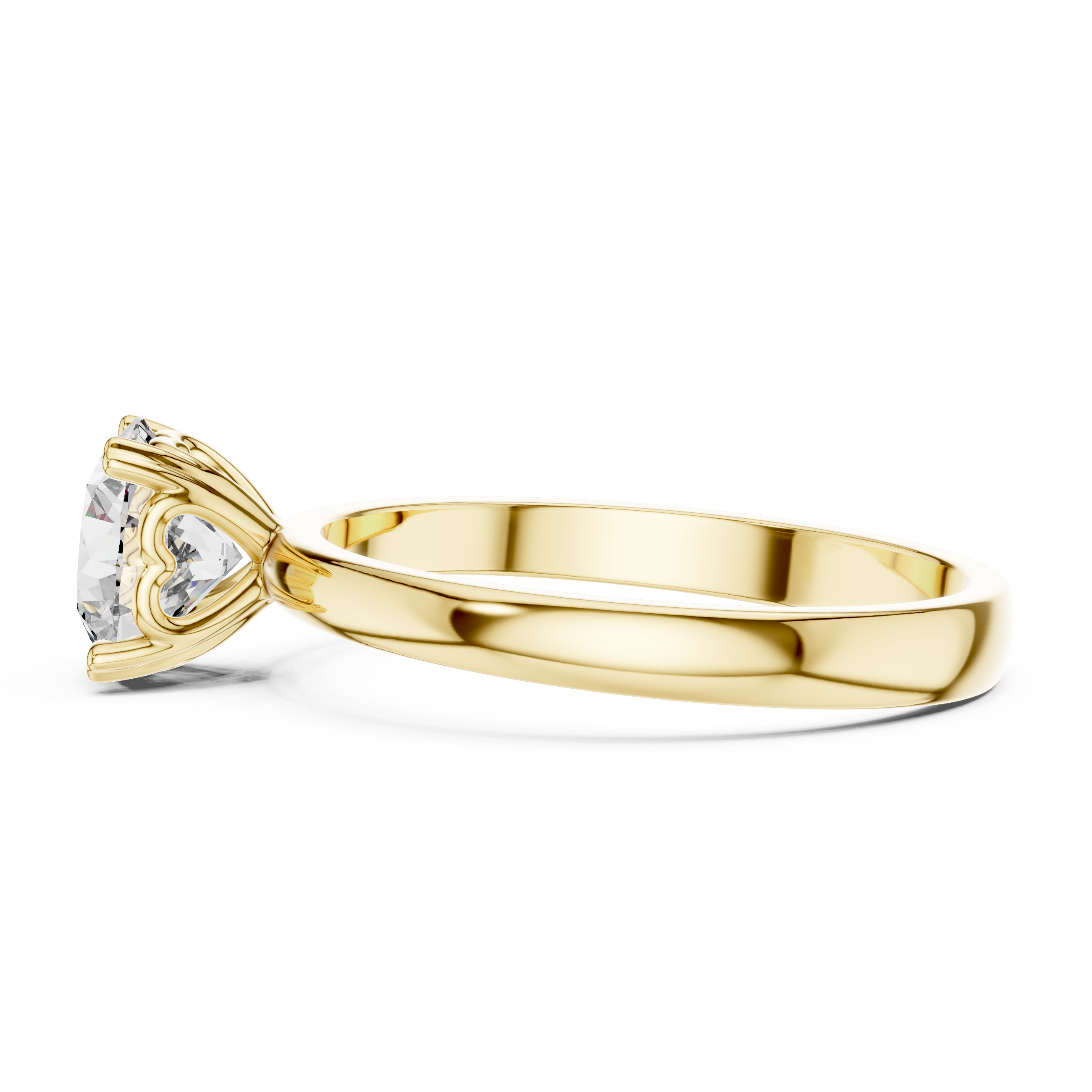 Forever Love Solitaire 1 Ct Round Diamond Ring