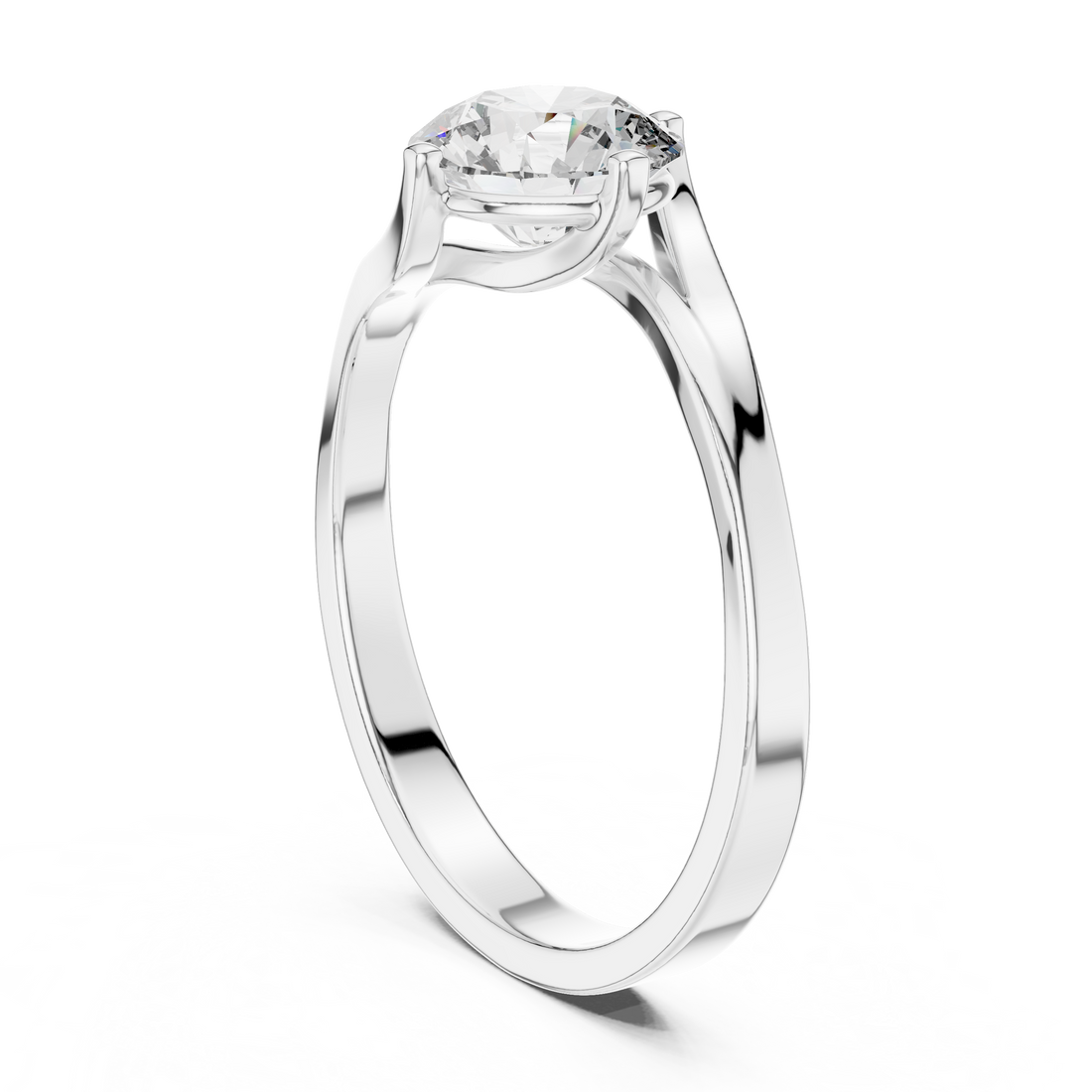 Modern Twist Bypass Ring Design