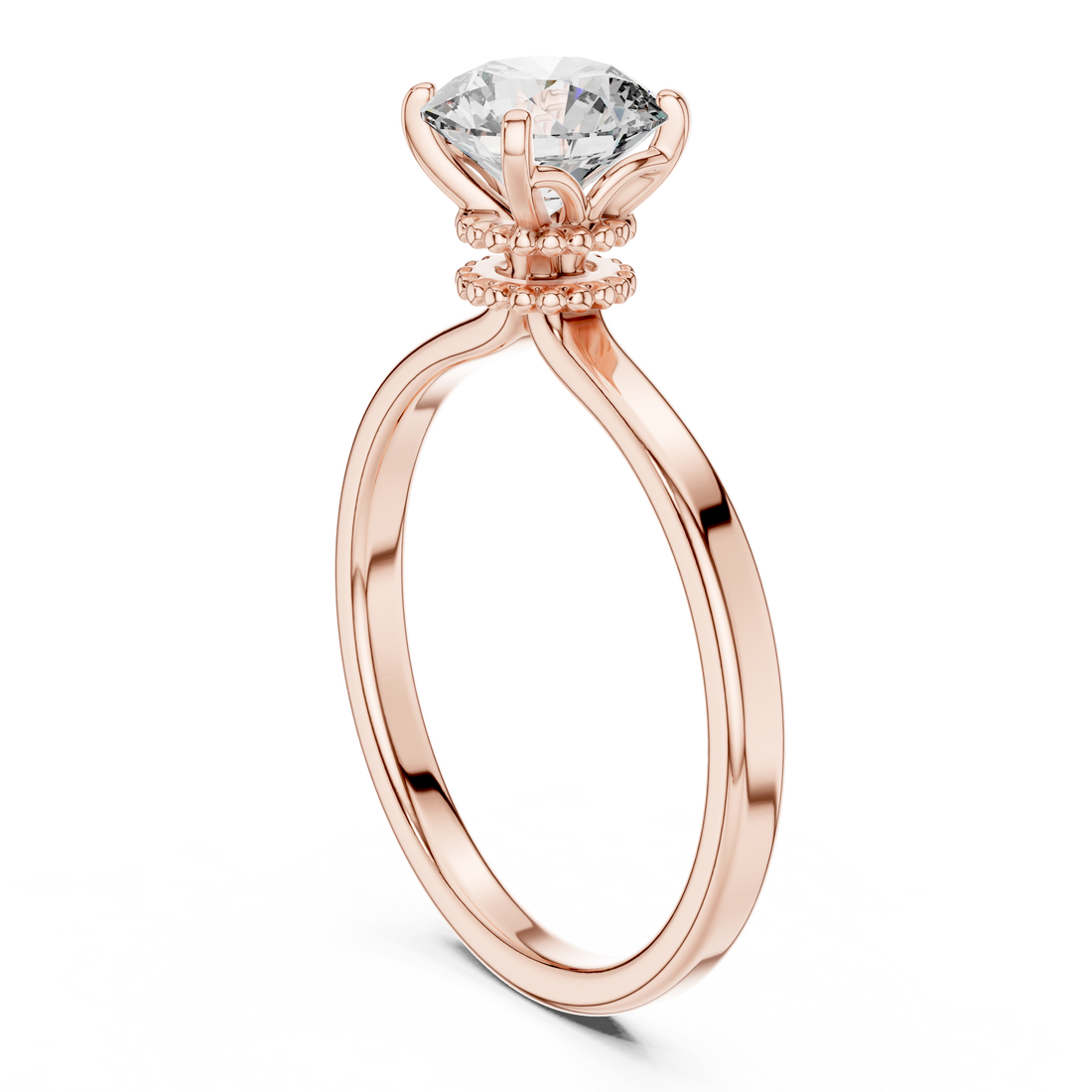 Stylish Open Twist Double Ring Design
