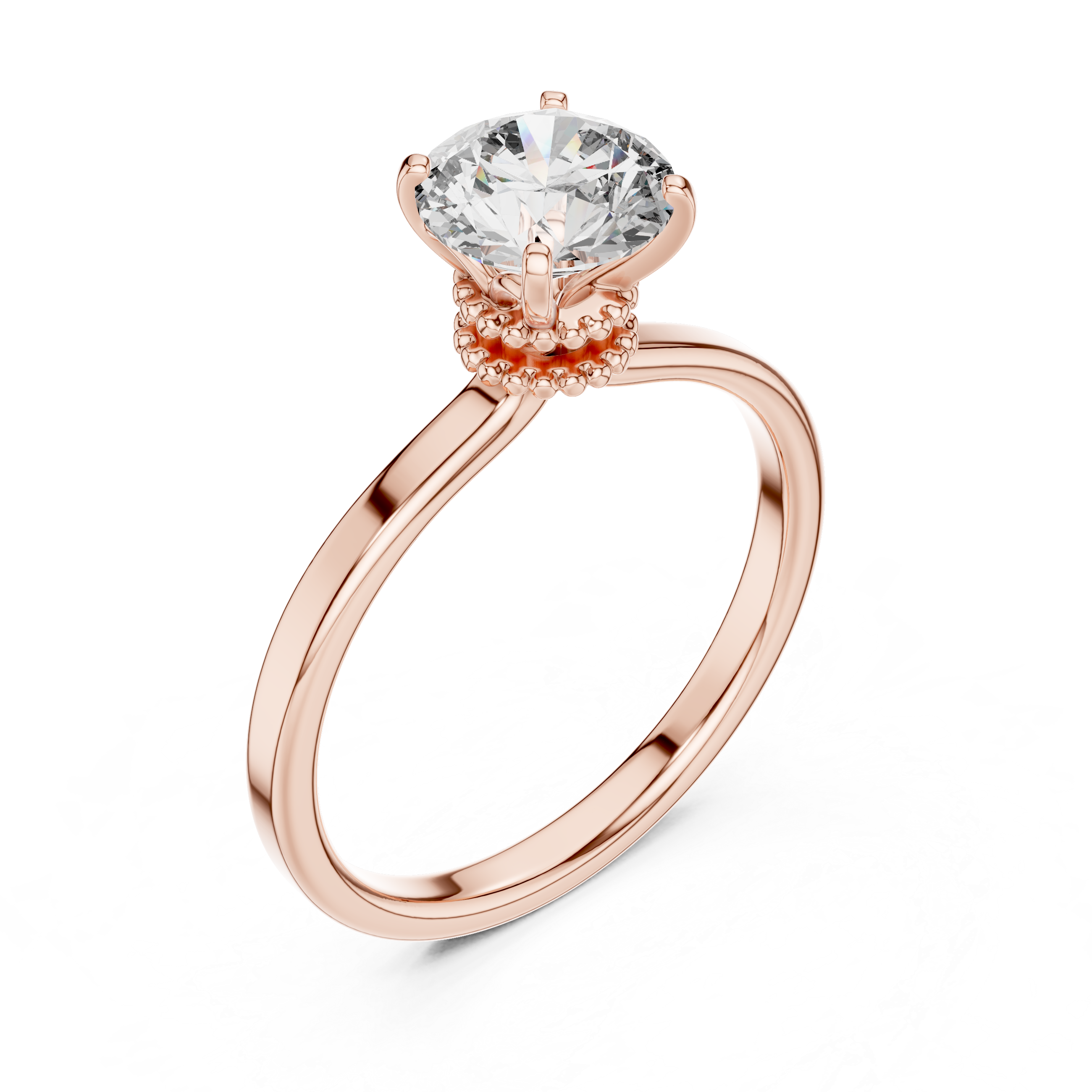 Stylish Open Twist Double Ring Design