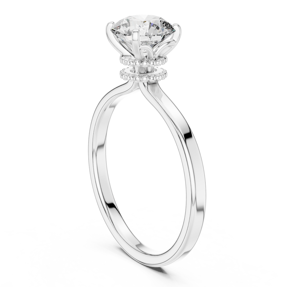 Stylish Open Twist Double Ring Design