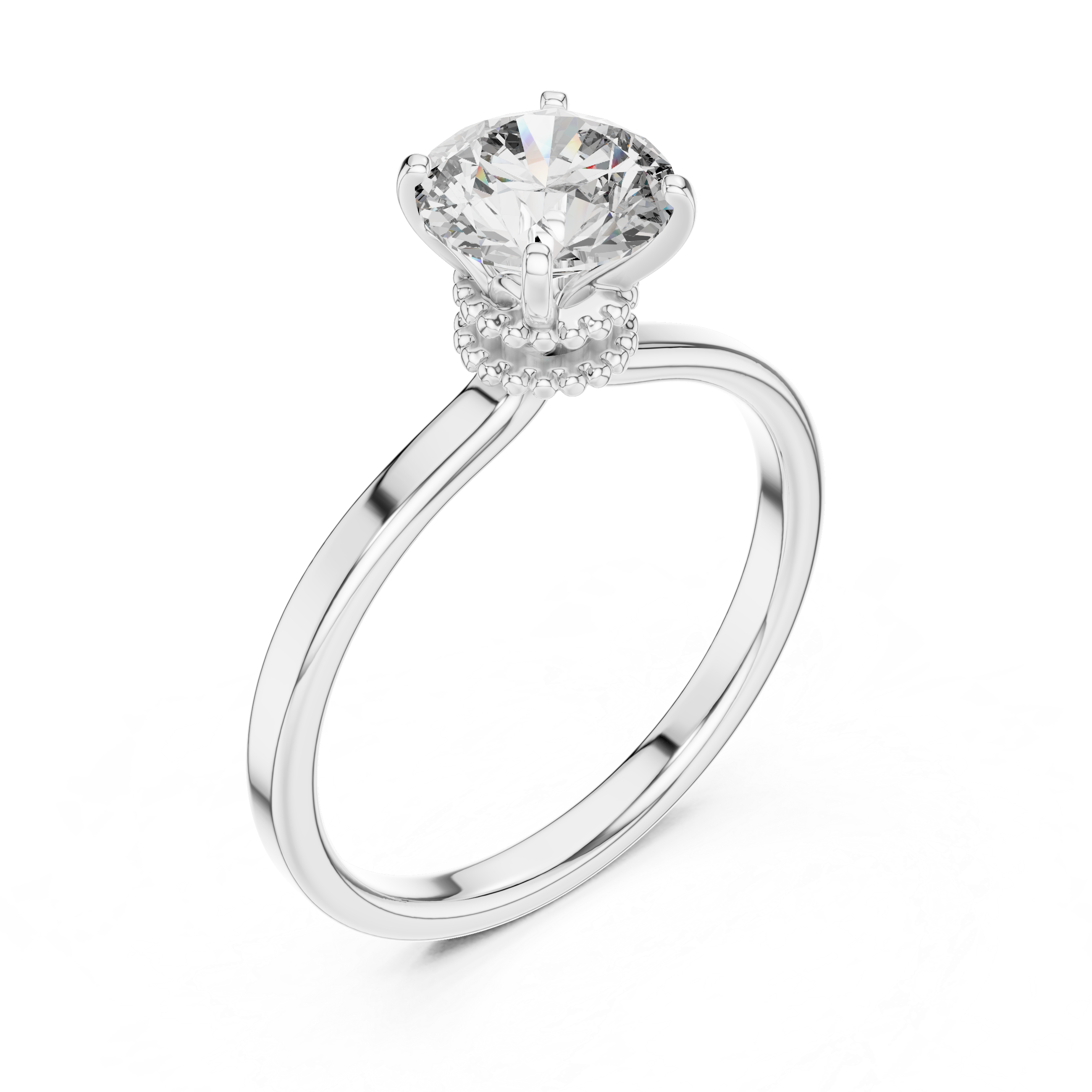Stylish Open Twist Double Ring Design