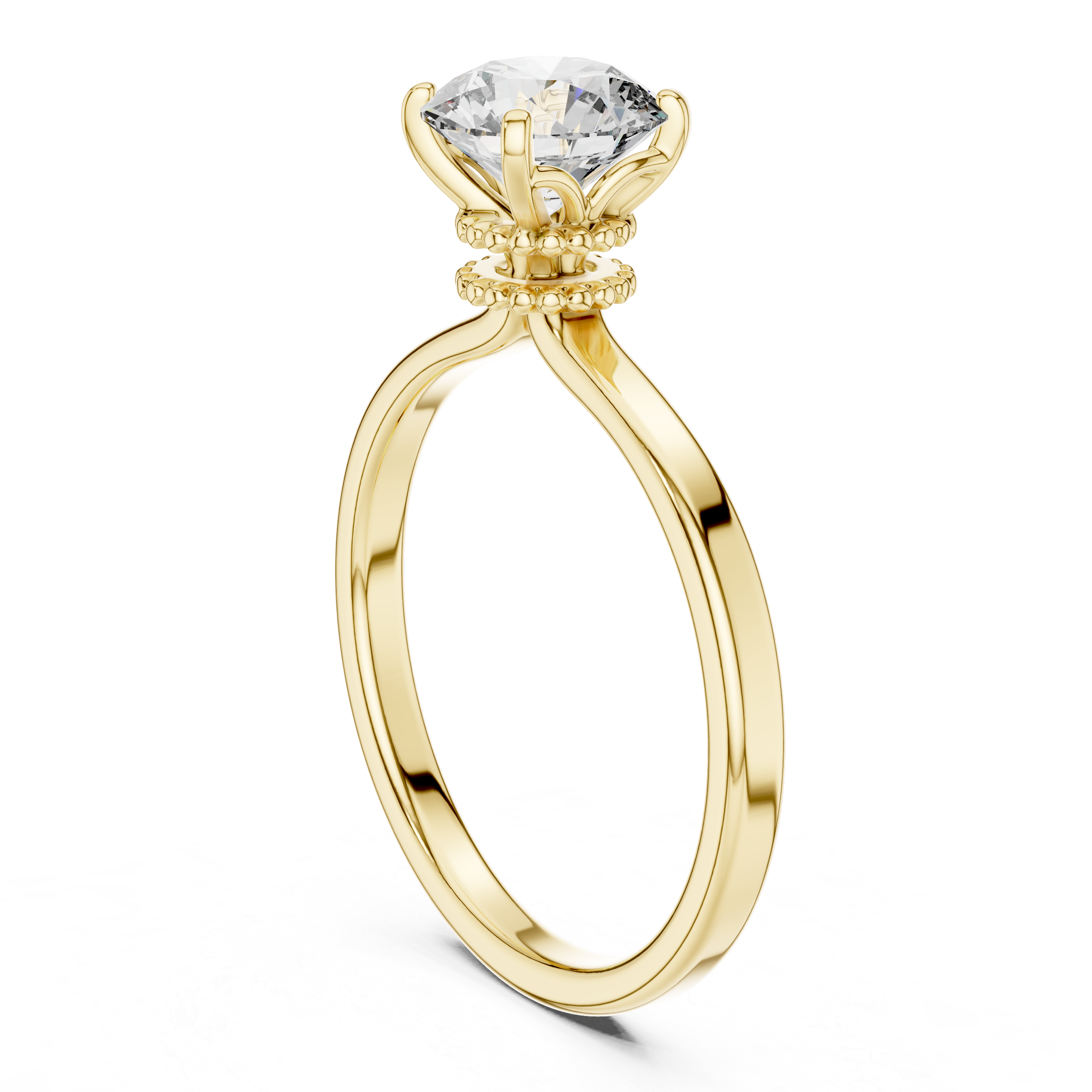 Stylish Open Twist Double Ring Design