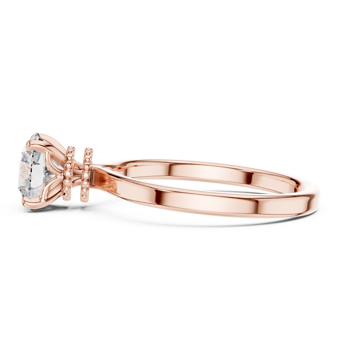 Stylish Open Twist Double Ring Design
