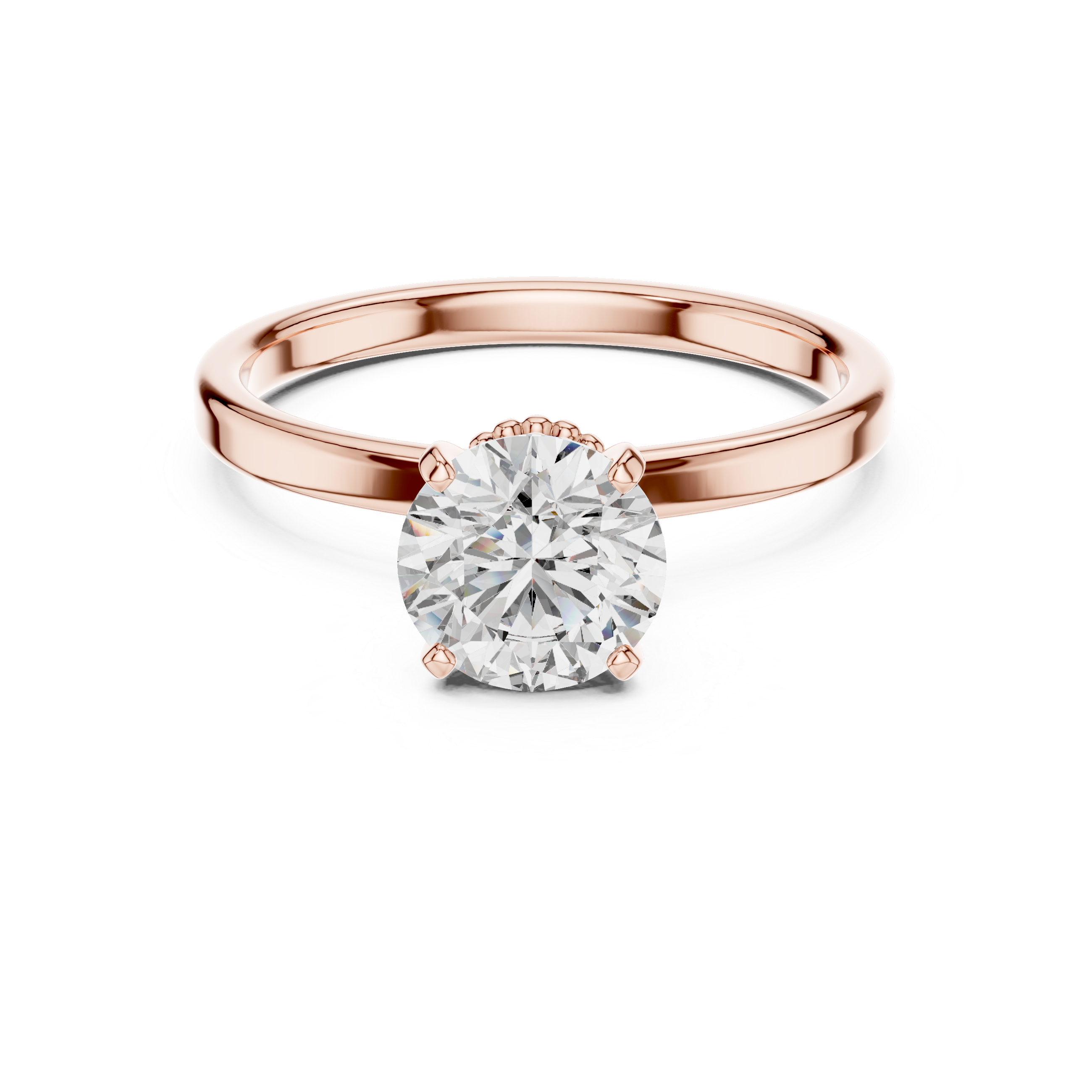 Stylish Open Twist Double Ring Design