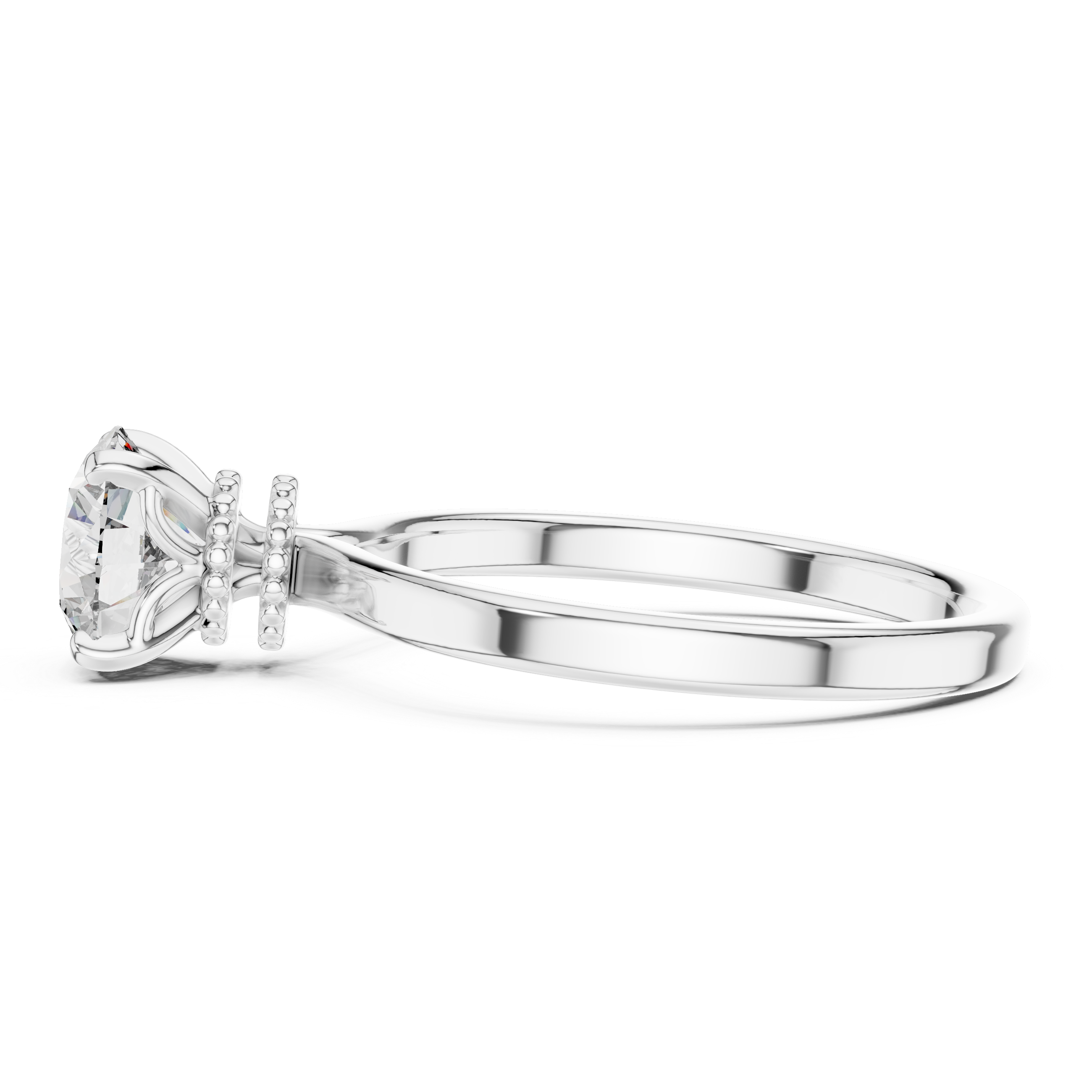Stylish Open Twist Double Ring Design