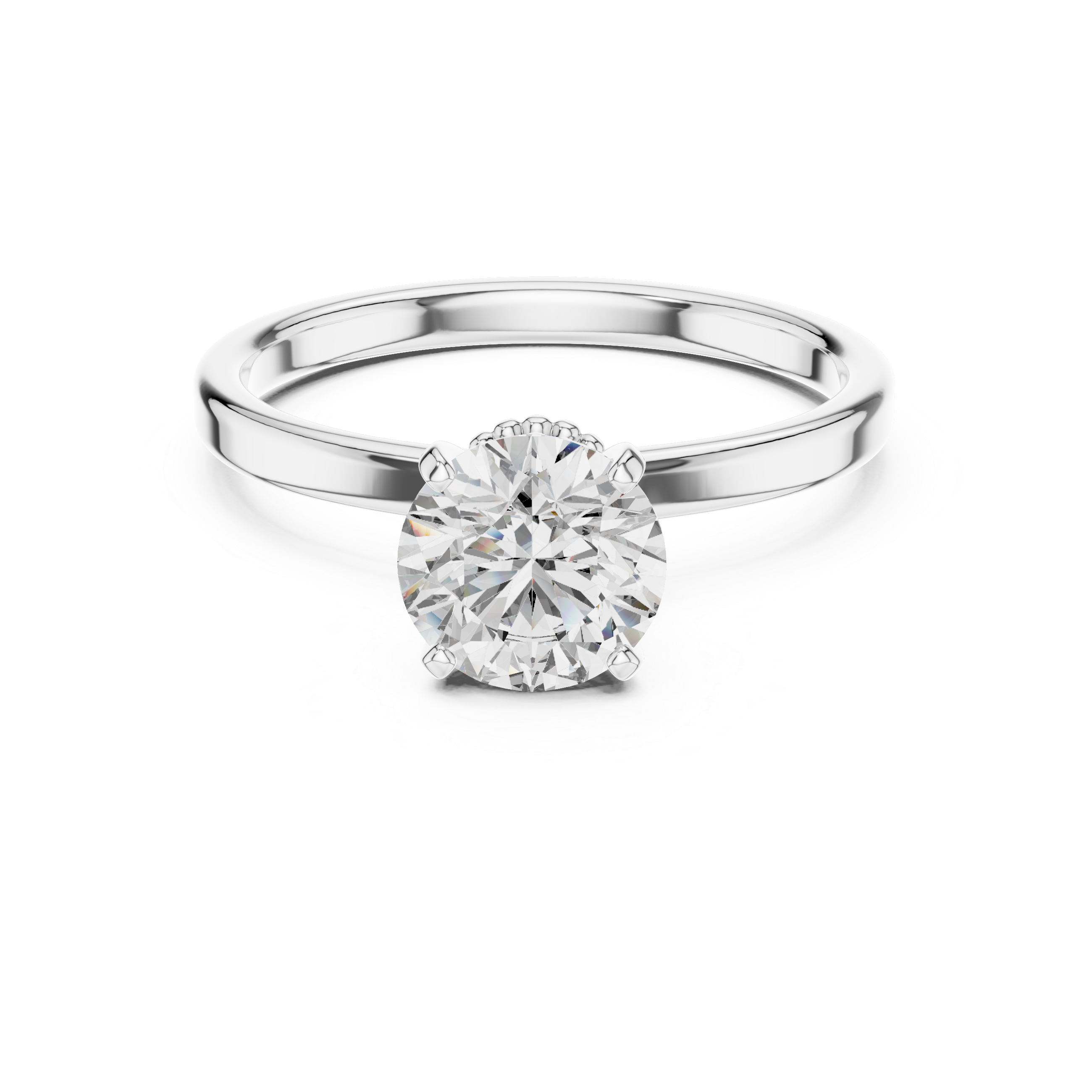 Stylish Open Twist Double Ring Design